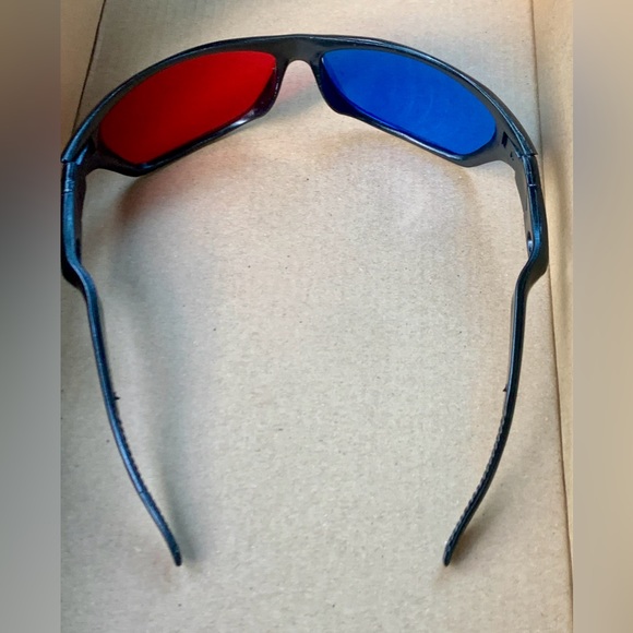 1990s Vtg Adult One Size 3D Movie Image Viewing Glasses - Picture 6 of 8